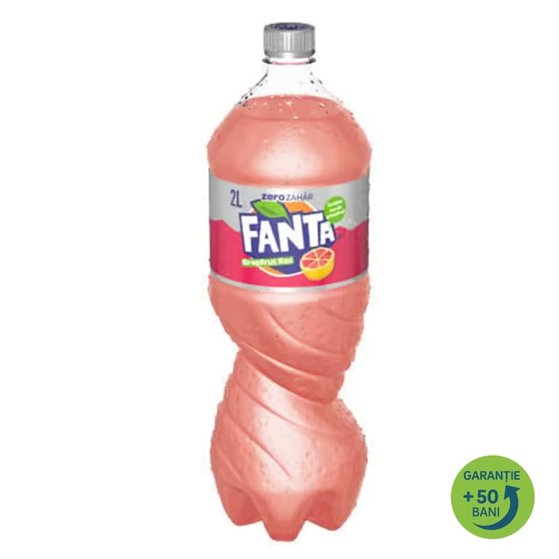 Fanta Grepfruit Roz Zero Zahar Bautura racoritoare carbogazoasa