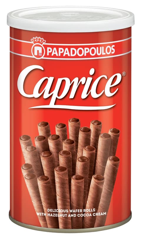 Caprice Hazelnut and Cocoa Cream Rolls