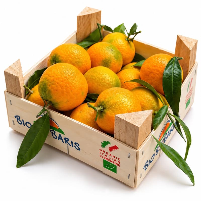 ECO Italian "Pitufo" clementines in a 2.3 kg crate