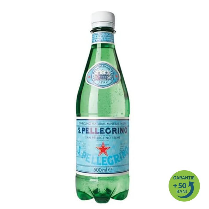 San Pellegrino Sparkling Natural Mineral Water PET