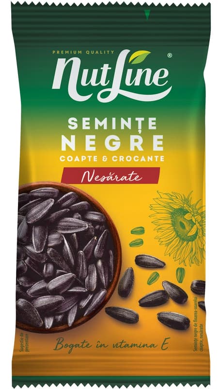 Nutline Salt-Free Black Sunflower Seeds