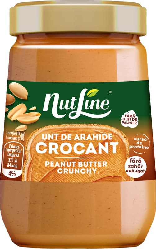 Nutline Unt de arahide crunchy