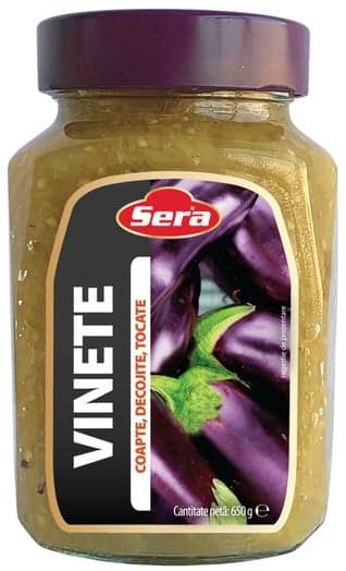 Sera Peeled baked eggplants