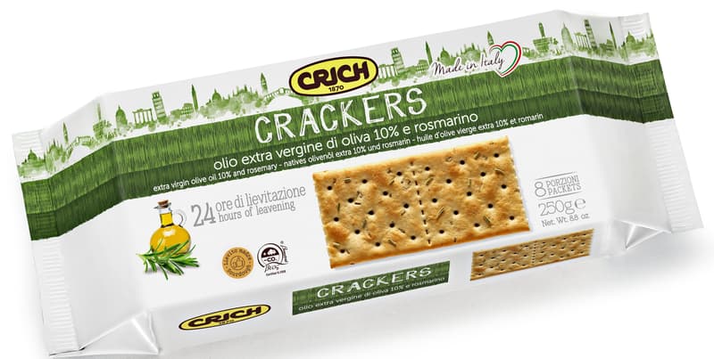 Crich Crackers cu ulei extravirgin de masline si rozmarin