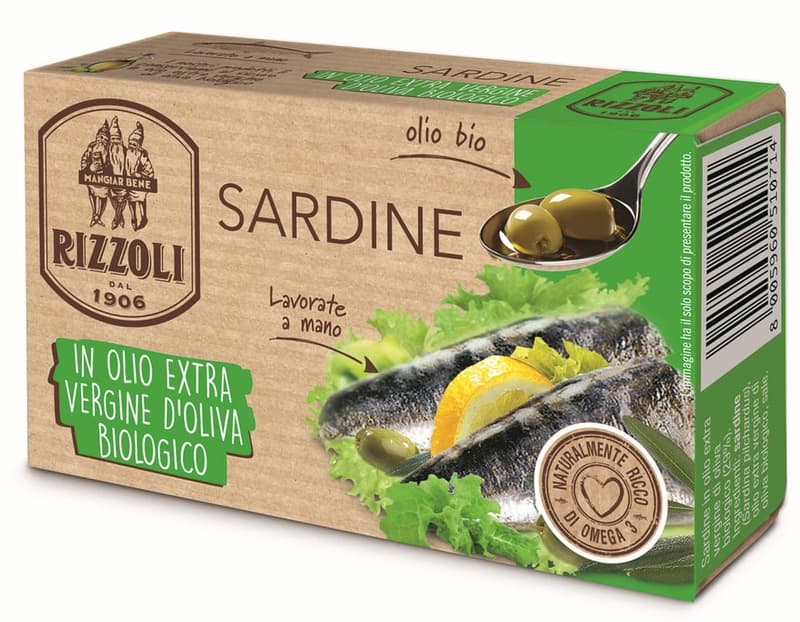 Rizzoli ECO Sardines in extra virgin olive oil