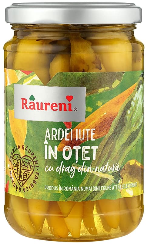 Raureni Ardei iute in otet