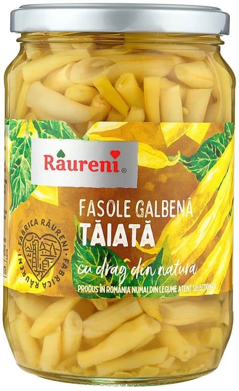 Raureni Fasole galbena pastai taiata