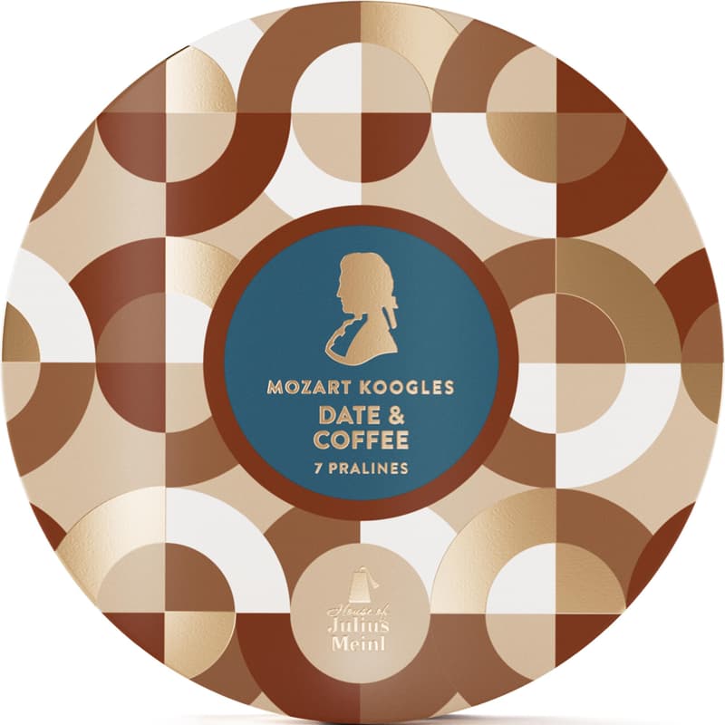 Mozart Koogles Praline cu nougat, martipan, cafea si curmale