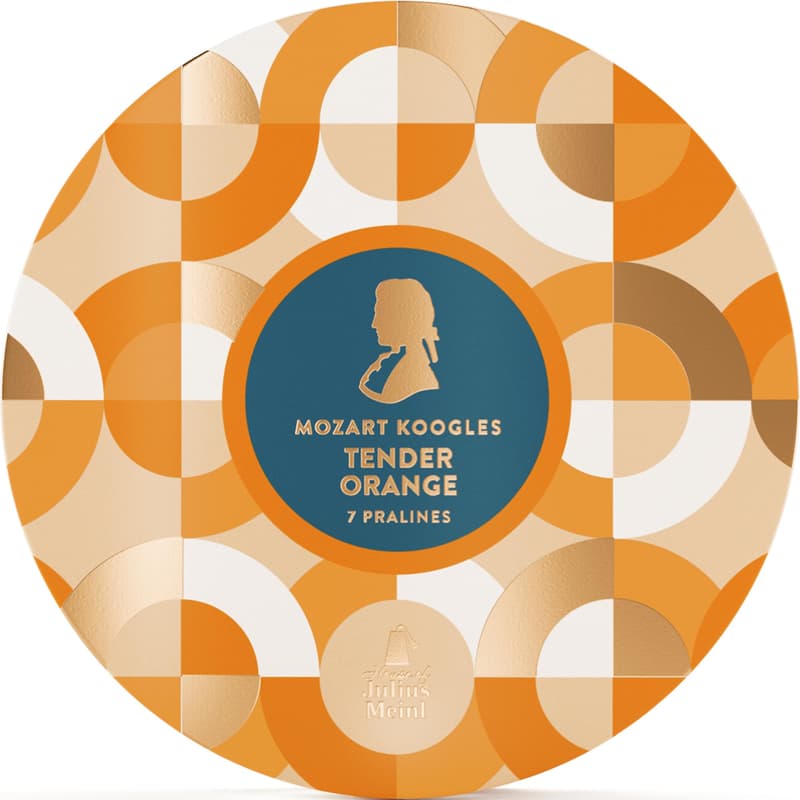 Mozart Koogles Praline cu nougat, martipan si portocale
