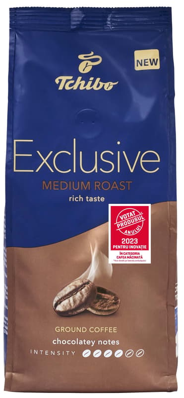 Tchibo Exclusive Medium Roast Cafea prajita si macinata