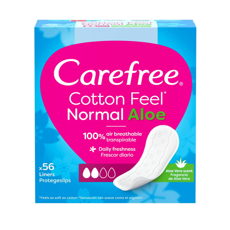 Carefree absorbante zilnice Aloe