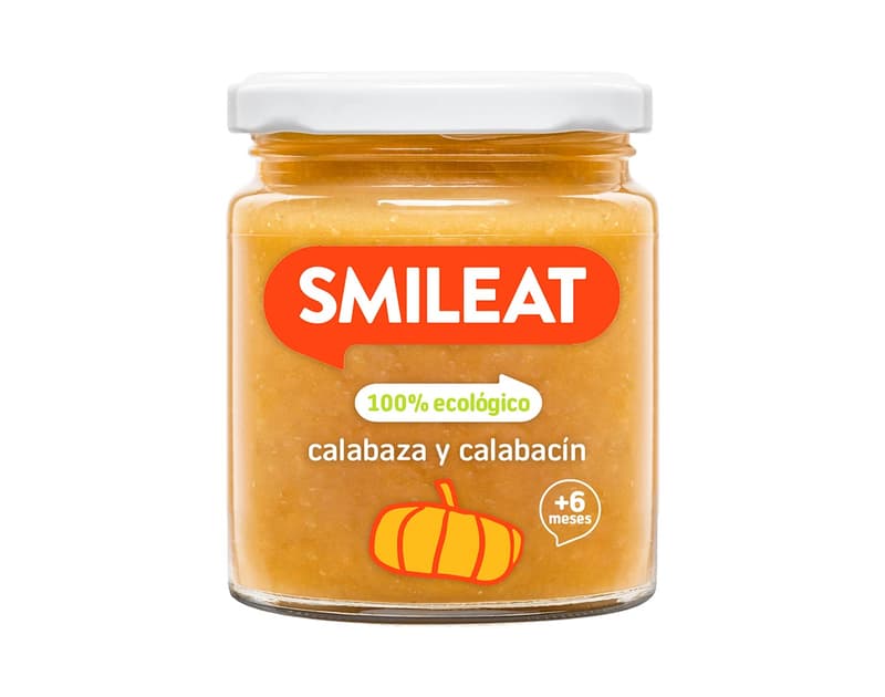 Smileat ECO Pumpkin, Courgette and Olive Oil Puree, +6 months