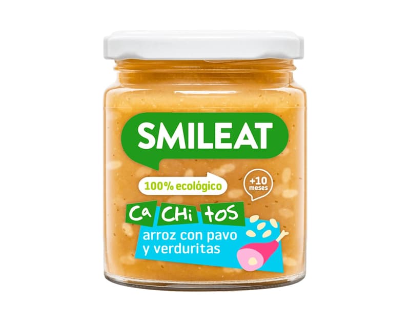 Smileat ECO Turkey, Rice and Vegetables Baby Food, +10 months