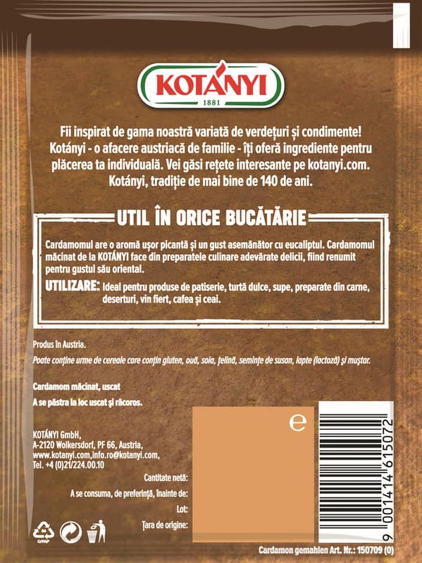 Kotanyi Ground Cardamom