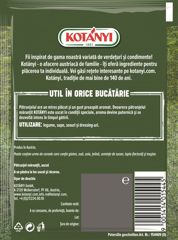 Kotanyi Parsley, dried