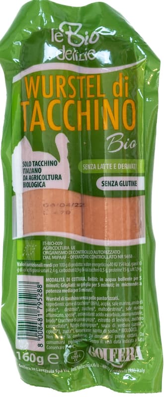 Golfera ECO Crenvursti de curcan