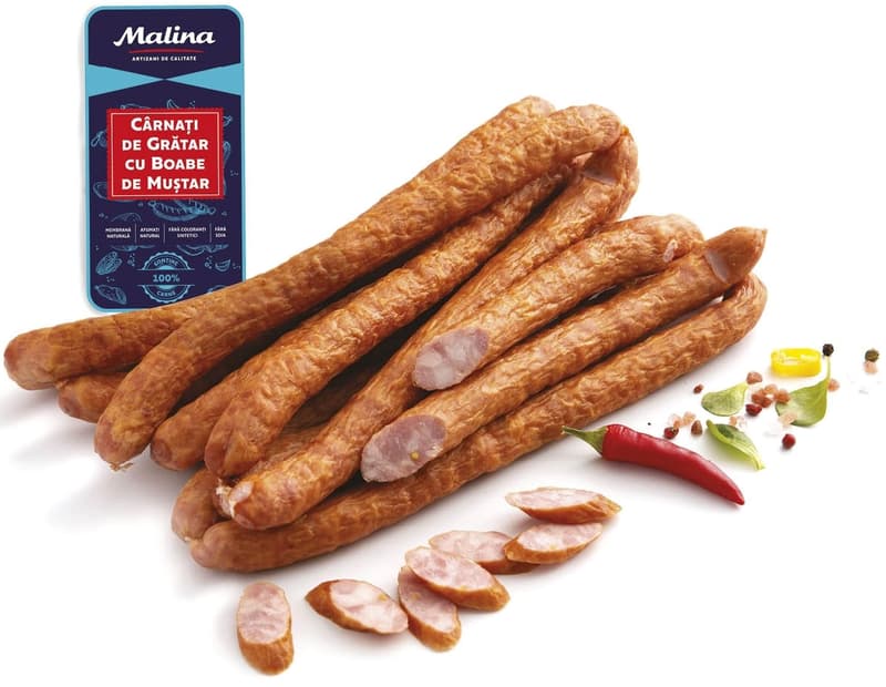 MALINA Grilled sausages with mustard seeds