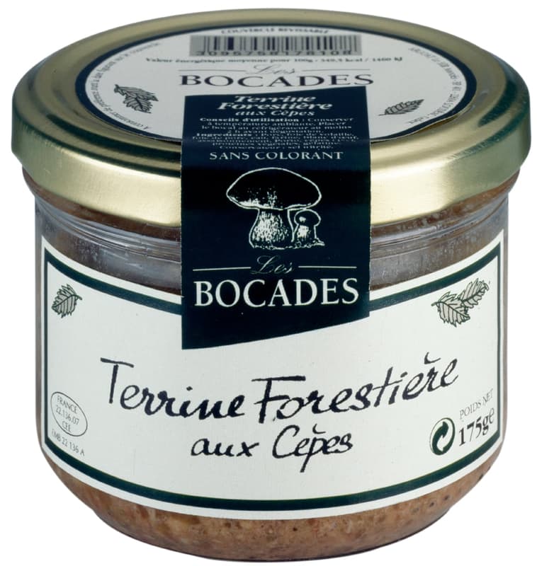 Les Bocades Terina cu ciuperci de padure