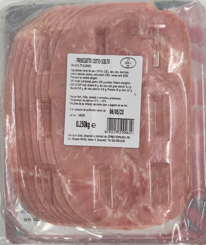 Sliced Meats Cooked Ham Feliat