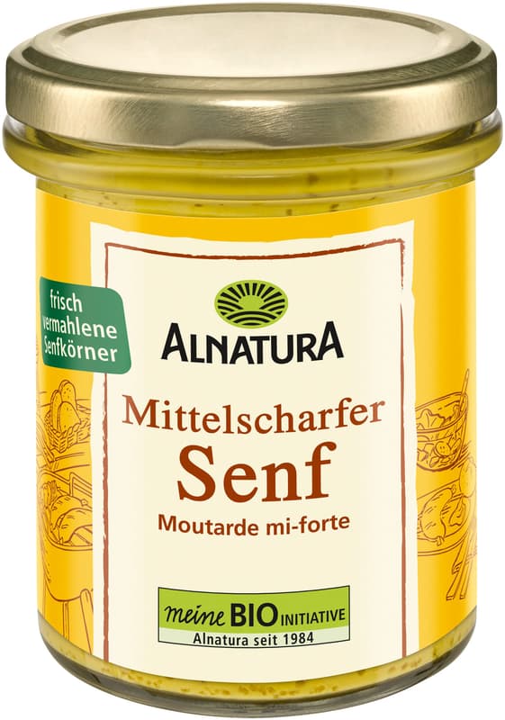 Alnatura ECO Medium Hot Mustard