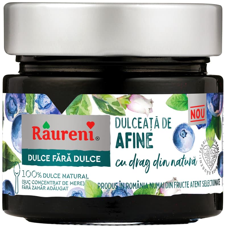 Raureni Blueberry Sweet Jam without Sugar