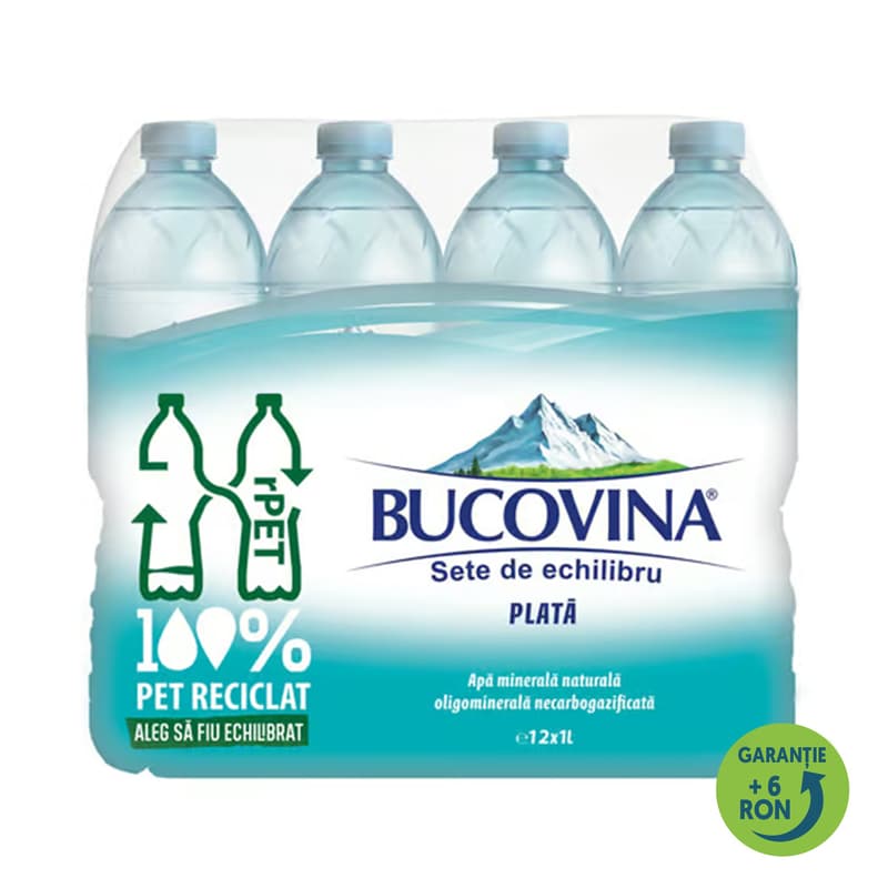 Bucovina Apa minerala naturala plata (12X1l)