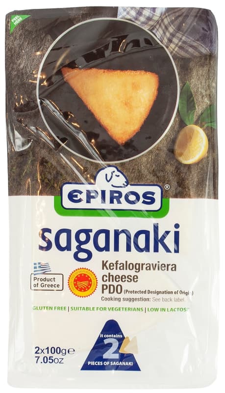 Epiros Saganaki Grill Cheese made from Sheep and Goat Milk PDO