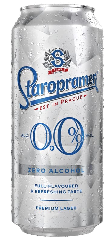 Staropramen 0.0% Alcohol-Free Beer Can