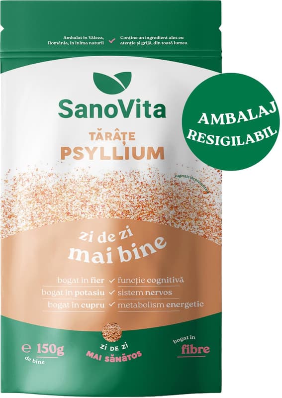 Sanovita Psyllium tarate cu zipper