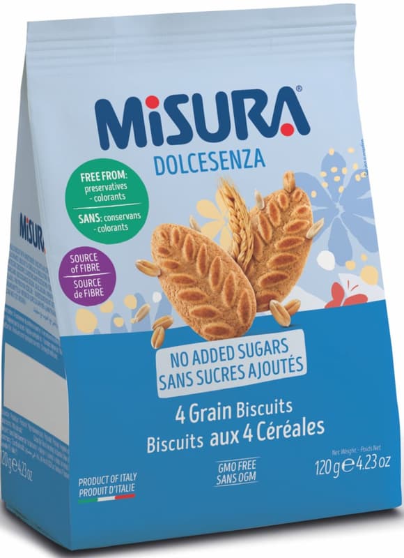 Misura 4 Cereals Sugar Free Biscuits
