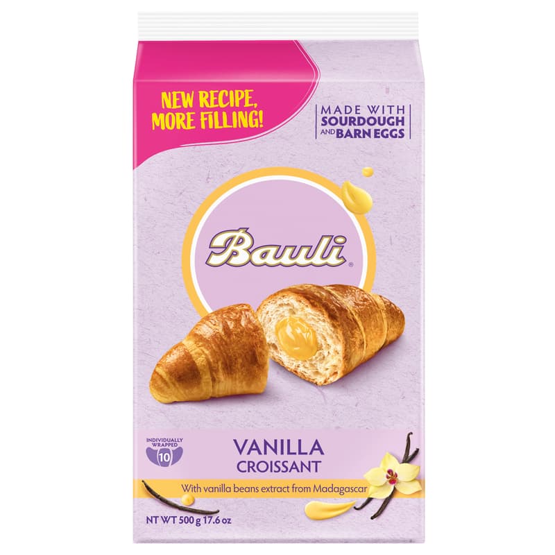 Bauli Croissant cu crema de vanilie 10 pack