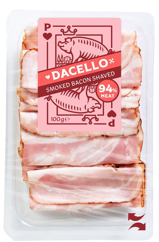 Dacello Bacon afumat 94% carne