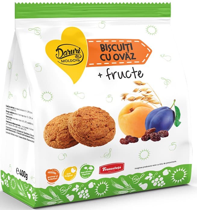 Daruri din Moldova Biscuiti cu fructe