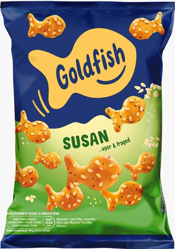 Goldfish Biscuiti cu susan