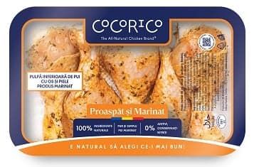COCORICO Chicken thighs with bone and skin, seasoned