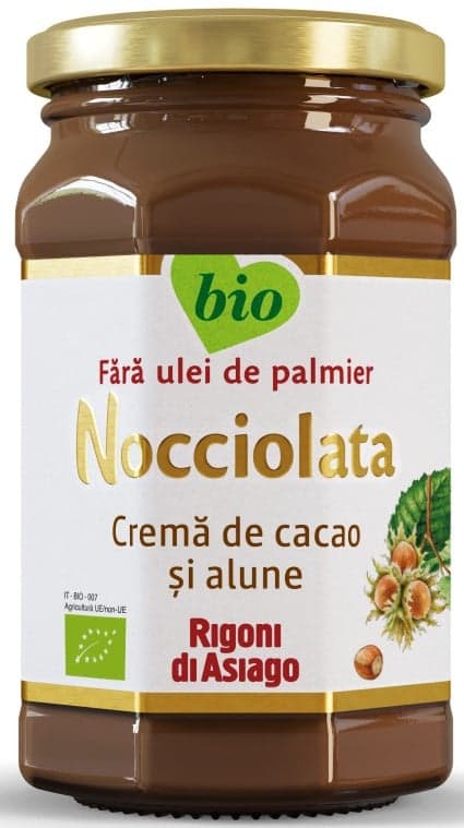 Rigoni di Asiago ECO Nocciolata Crema cu cacao si alune (cu lapte)