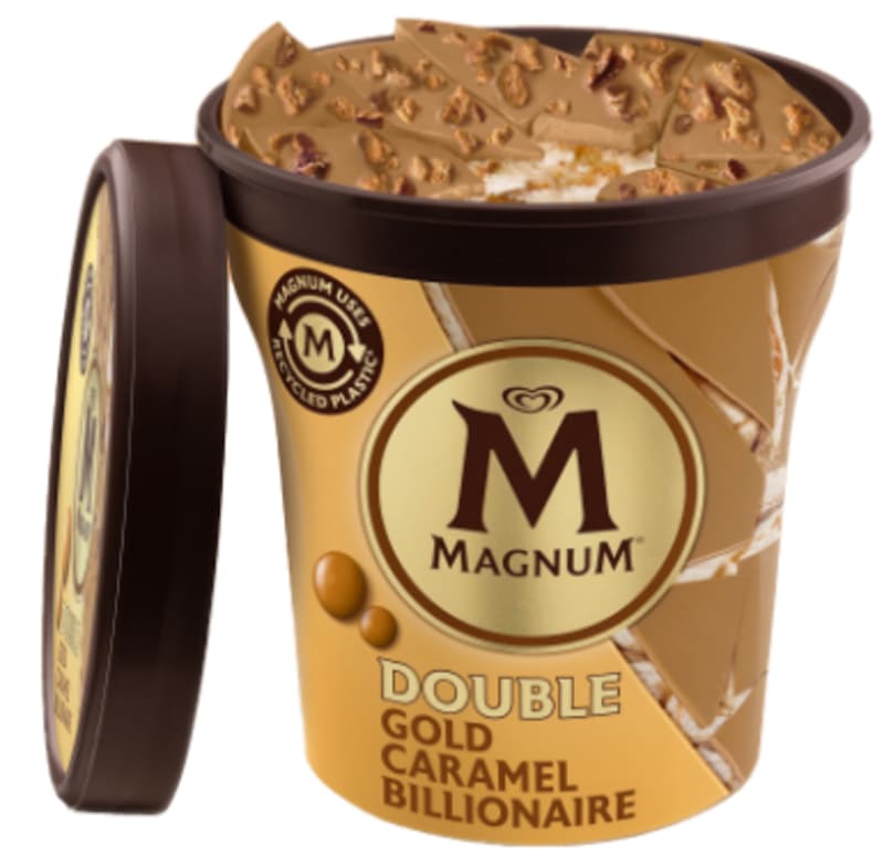 Magnum Double Caramel Billionaire Pint Caramel Ice Cream