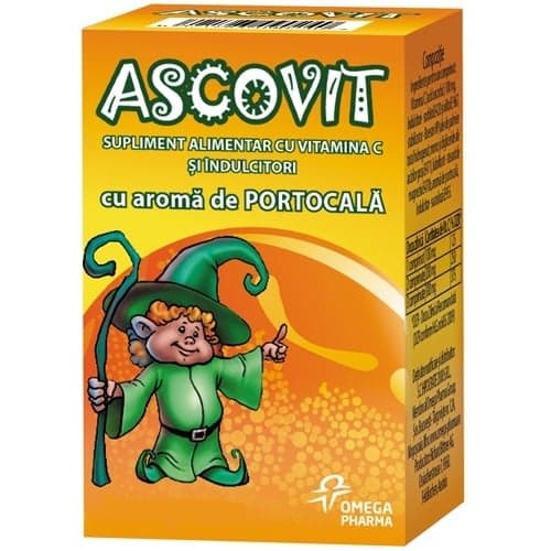 ASCOVIT ORANGE 100MG X 60 TABLETS