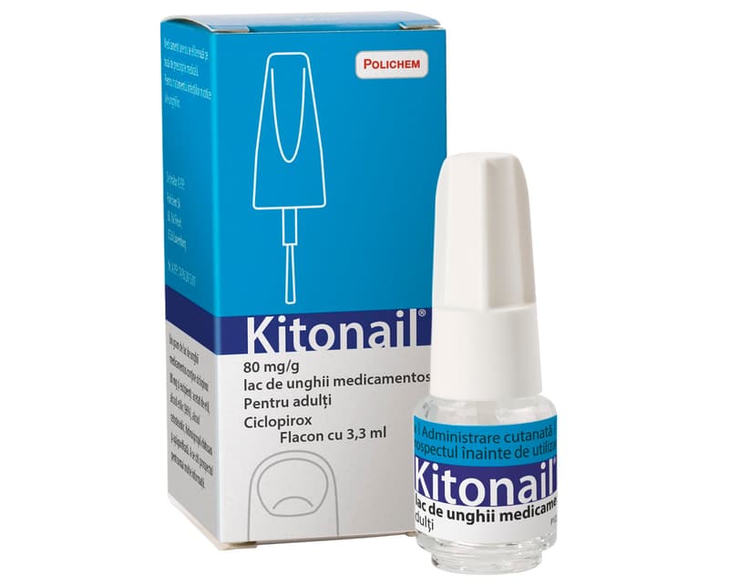 KITONAIL NAIL POLISH 80MG/G X 3.3ML