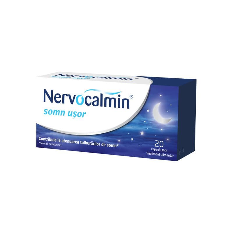 BIOFARM NERVOCALMIN EASY SLEEP WITH VALERIAN 20 CAPSULES SOFT