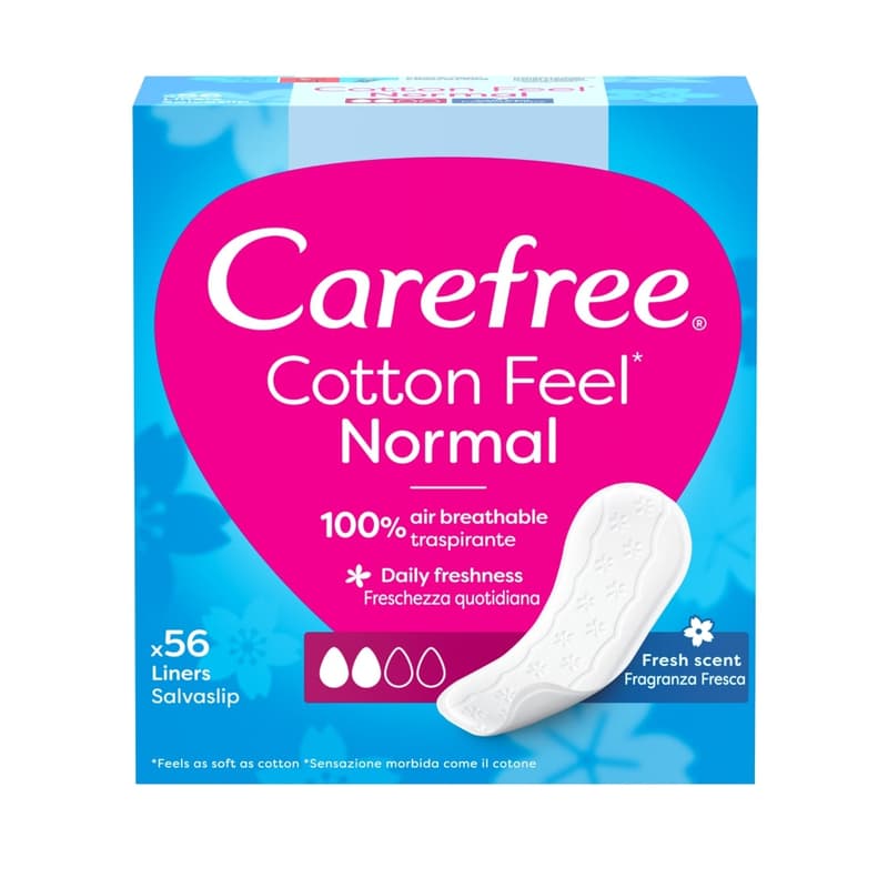 Carefree® Absorbante zilnice cu extract de bumbac