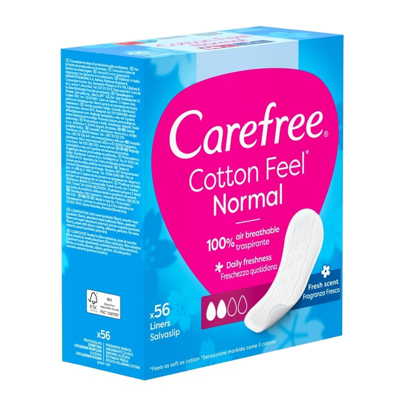 Carefree® Absorbante zilnice cu extract de bumbac