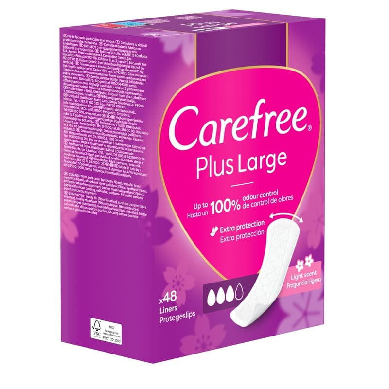Carefree Plus Large Absorbante zilnice extra protectie