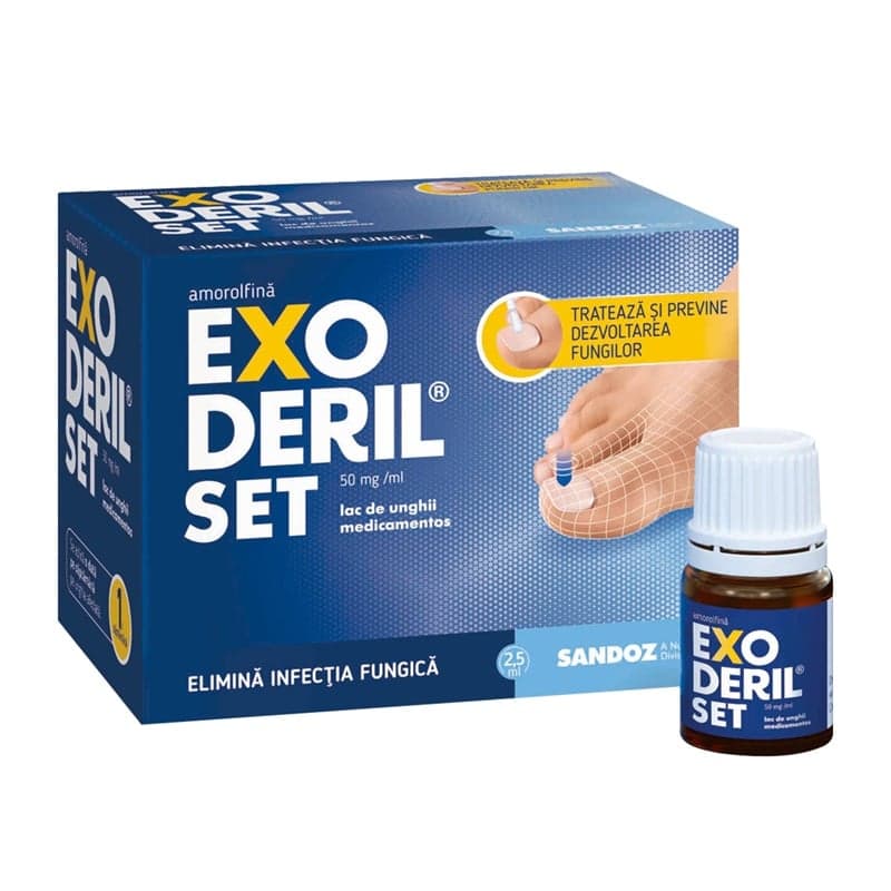 SANDOZ Exoderil Set 5% Medicated Nail Polish