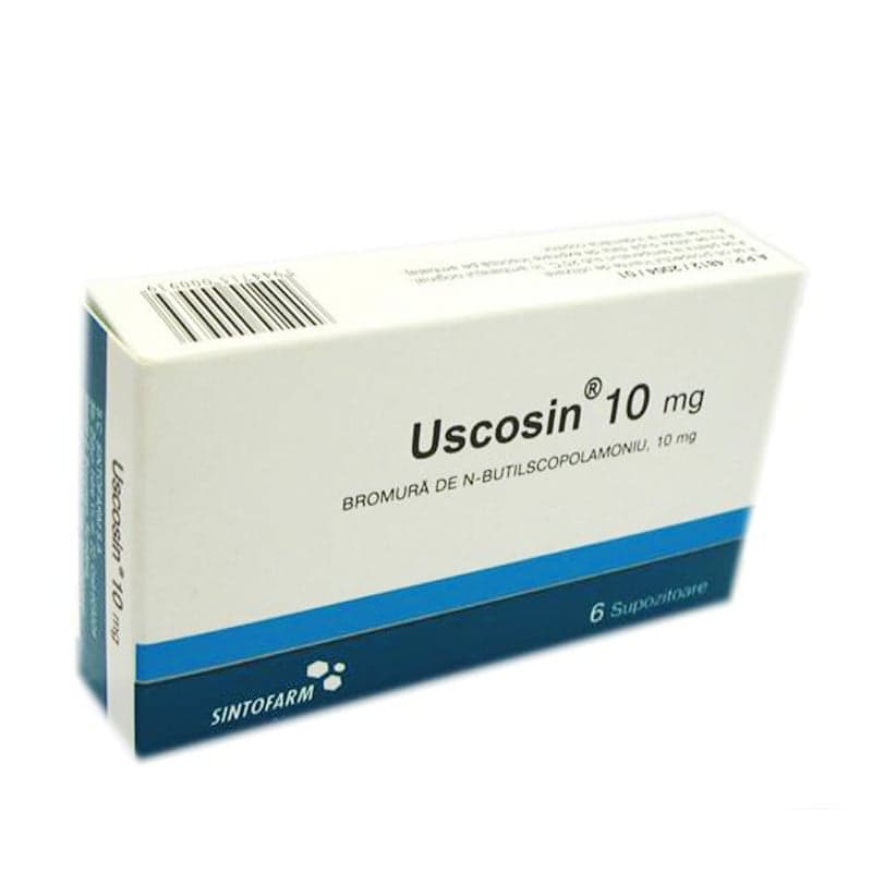 USCOSIN 10MG SUPPOSITORIES 6PCS