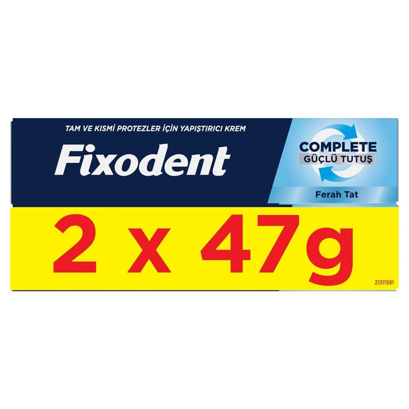 FIXODENT ORIGINAL DUO PACK ADHESIVE CREAM 94G