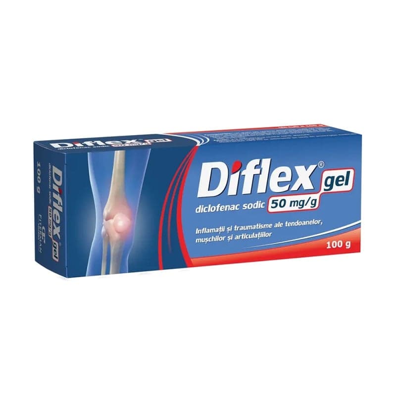 DIFLEX 50MG/G GEL 100G