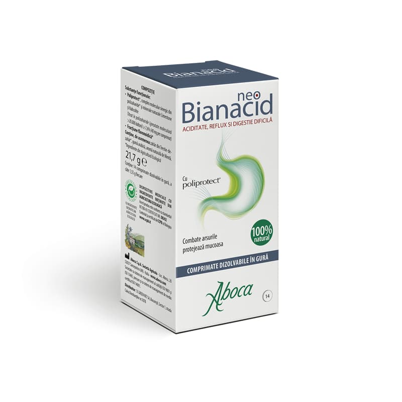 ABOCA NEOBIANACID ACIDITY AND REFLUX 14 TABLETS