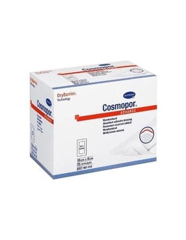 HARTMANN COSMOPOR ADVANCE STERILE PLASTERS 10X8CM X