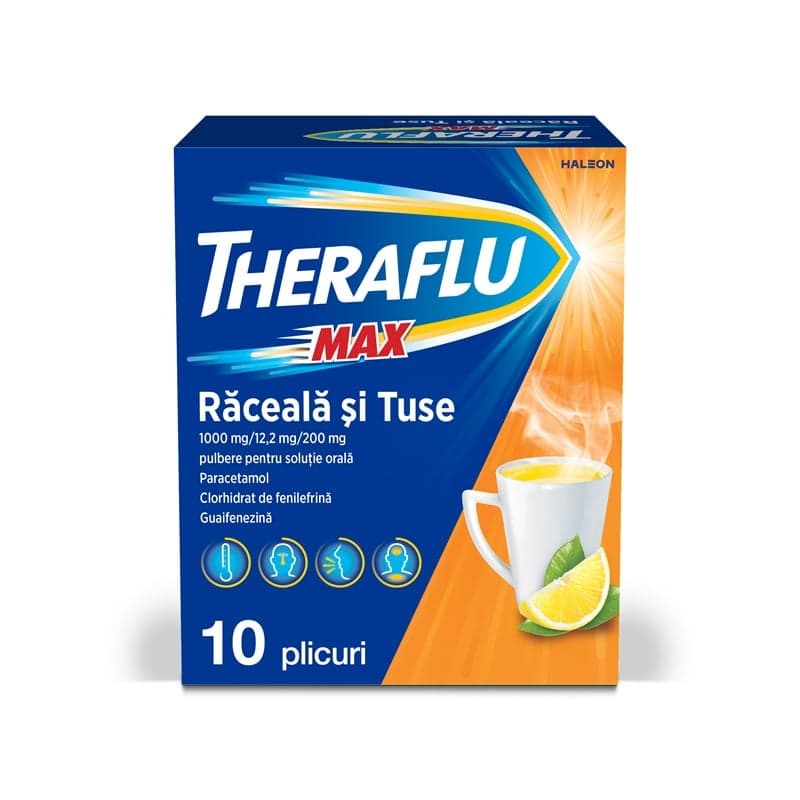 THERAFLU MAX COLD & COUGH 10 SACHETS